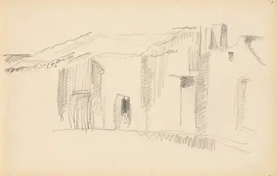 Study of Houses (1879-1882) Paul Cezanne